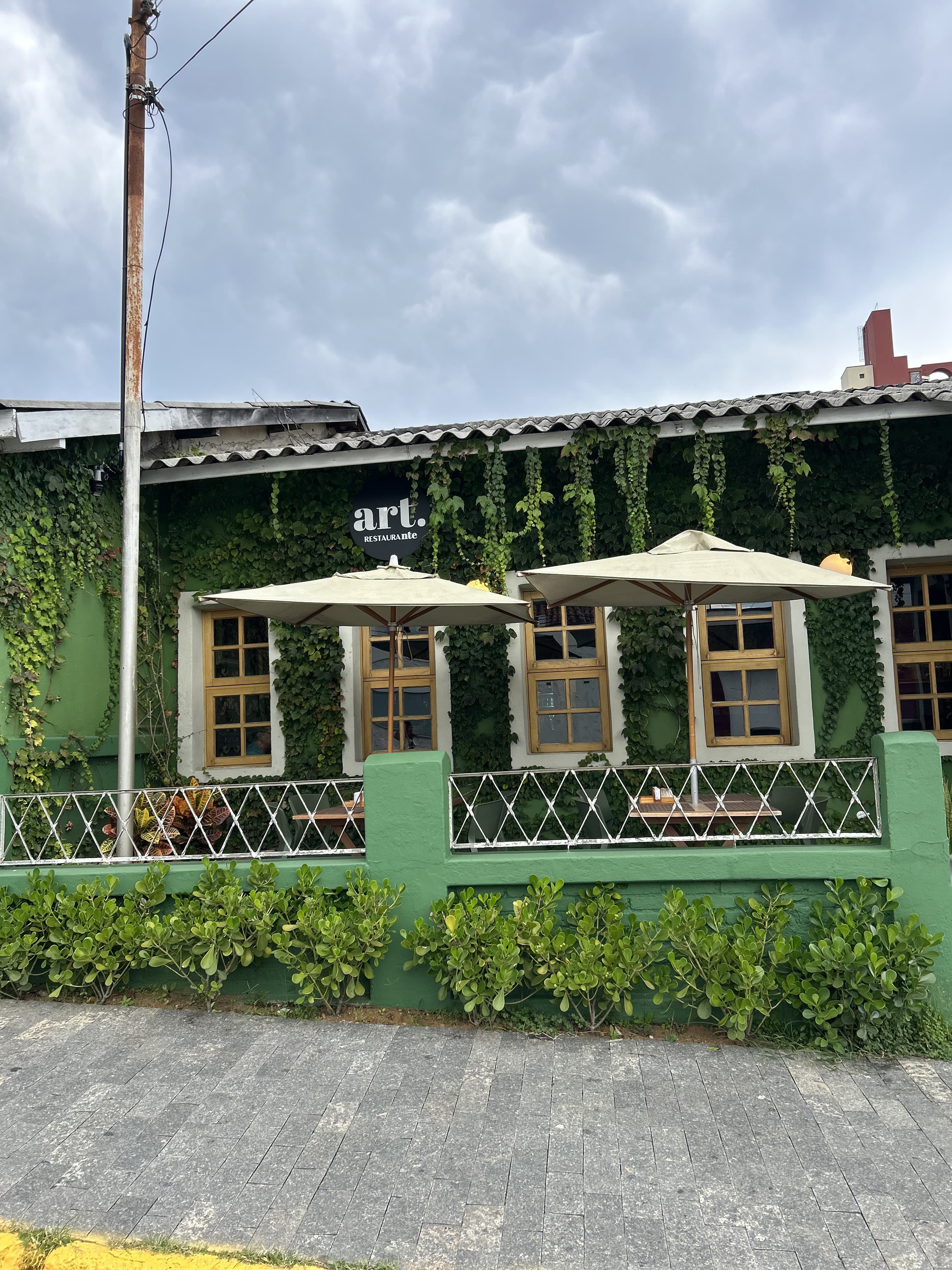 Fachada do restaurante Art